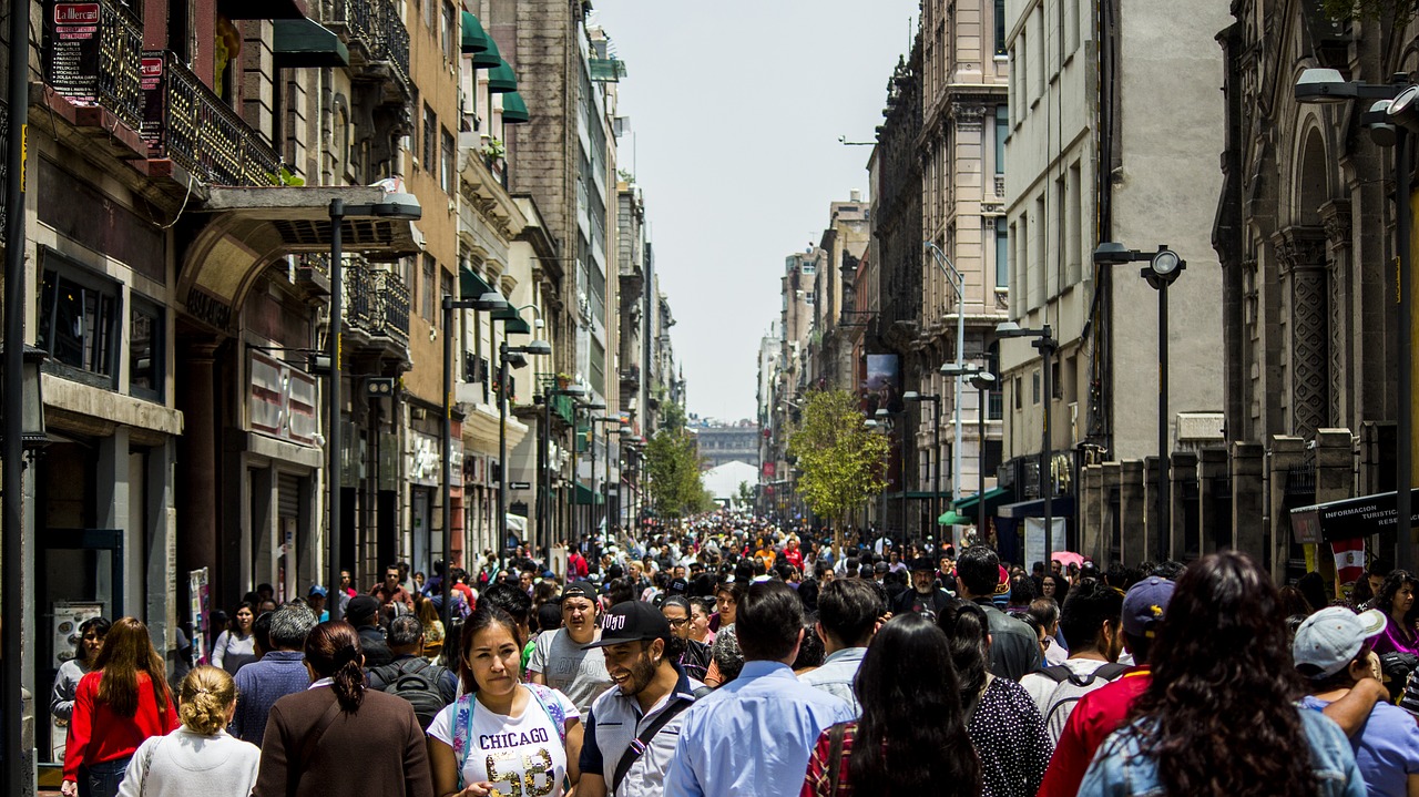 Pessoas na cidade